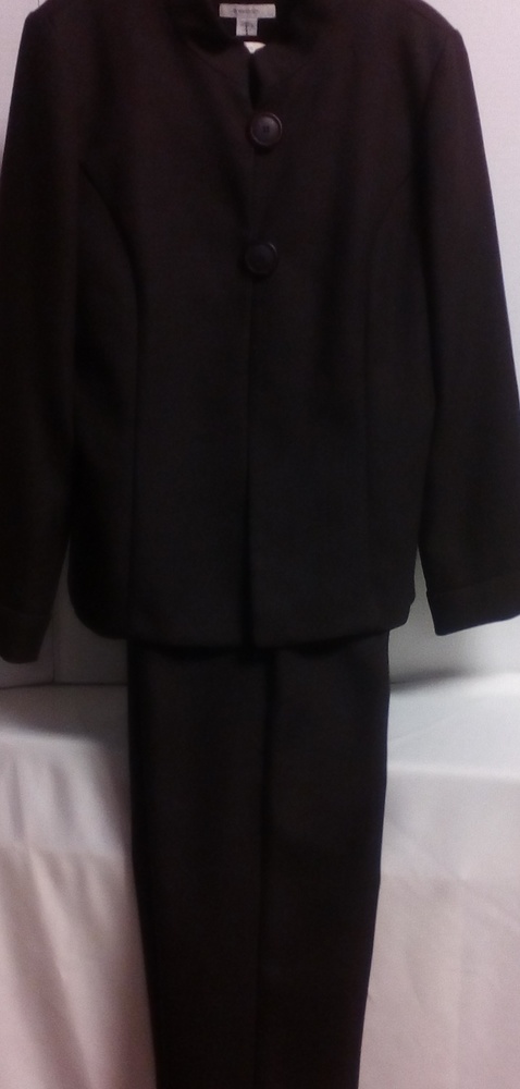 Suit  3piece Chocolate Brown